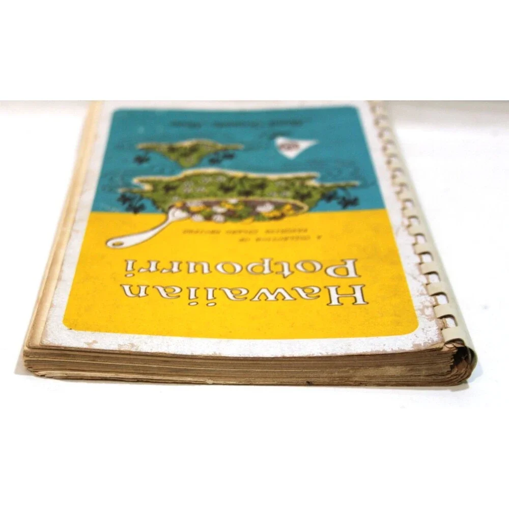 Hawaiian Potpourri Cookbook Muriel Miura Island Recipes Vintage PB Spiral Book - Picture 3 of 6